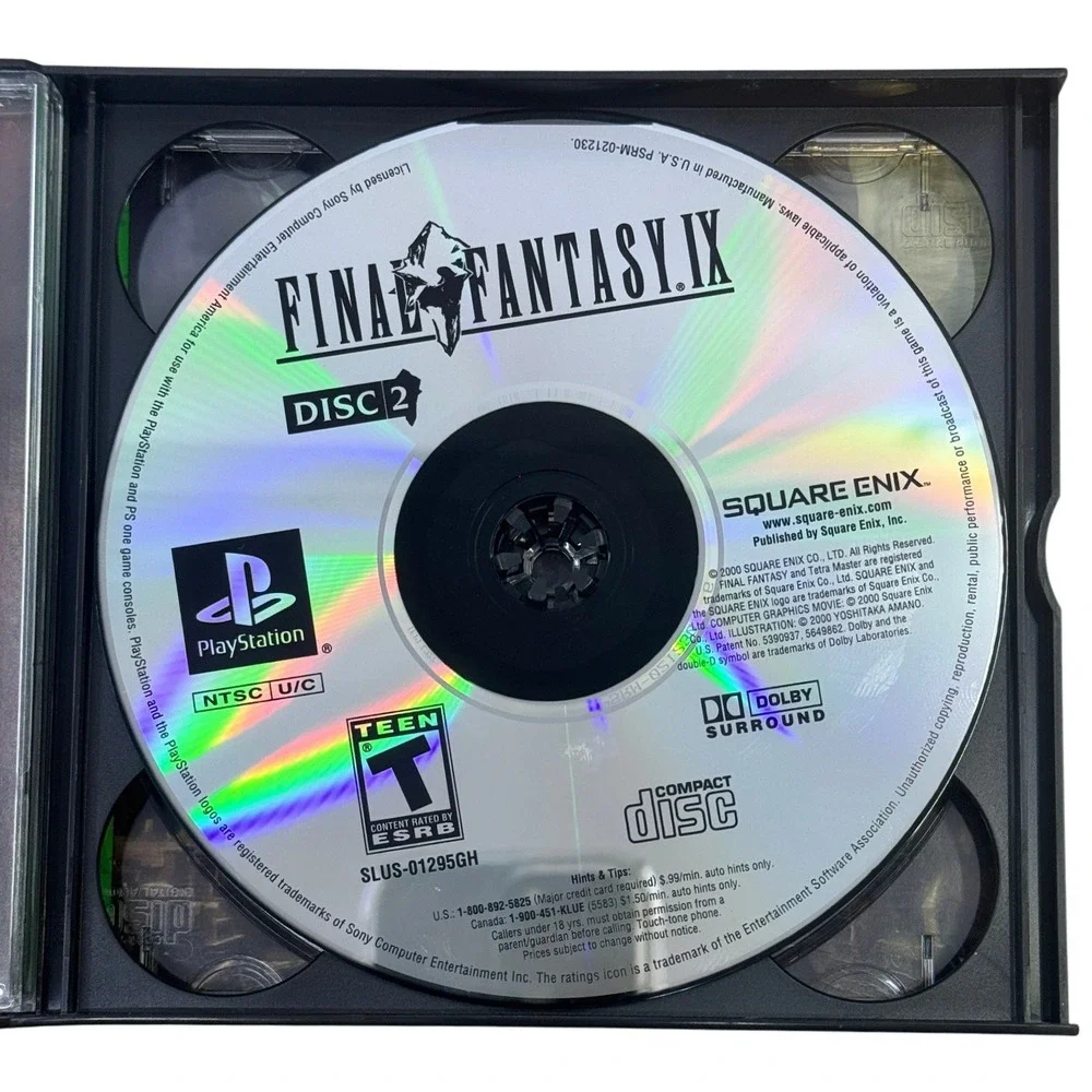 Final Fantasy IX Sony PlayStation 1 PS1 Greatest Hits 4-Disc Set Square Enix